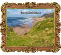 Gower Peninsula Swansea Welsh UK Tourist Souvenir Refrigerator Magnet Fridge Decoration Magnets