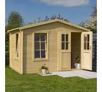 gower wooden garden studio summer house in natural