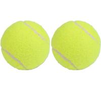 Gowfew 2pcs Interactive Tennis Balls Throwing Refill, Puppy Chew Toy Tooth Cleaning, Mini Tennis Balls Interactive Dog Toys Pet Ball Suitable for Small Dogs