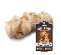 GOWGOW Gorilla Chew Toy Made from Real Coffee Wood - Coffee Wood Dog chew Large for Dog Over 70lbs 100% Natural, Organic Toys - Dog Health, Teeth Cleaning, Relieve Stress