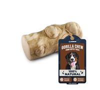 GOWGOW Gorilla Wood Dog Chew Toys - 100% Natural, Wood Chews for Dogs - Stress Relief, Teeth Cleaning & Reducing Boredom, Wood Dog Toy for Medium & Large Dogs