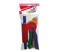 Gowi 185-15 Tool Set - 15 Dough Kitchen Toy, Set of 6, Assorted Colours