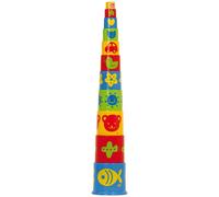 Gowi Toys 11 Piece Multi Colour Stacking Buckets