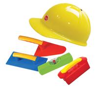 Bigjigs Toys Gowi Toys Big Bricklayer Set, Yellow