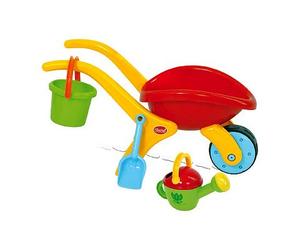 Gowi Toys Design Wheelbarrow Bucket Spade and Watering Can Set
