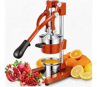 Gowintech Commercial Heavy Duty Cast Iron Hand Press Manual Orange Citrus Lemon Lime Grapefruit Pomegranate Fruit Juice Squeezer Machine with Stainless Steel Cup