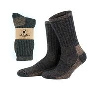GoWith 1 Pair Alpaca Wool Socks for Men/Women, Norwegian Warm Winter Socks, Thermal Crew Boot Socks, Unisex Heated Socks