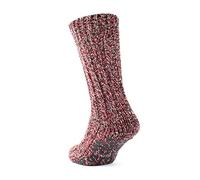 GoWith 1 Pair Women’s Wool Slipper Socks, Extra Thick Warm Non-Skid Socks, Cozy Winter Grip Socks, Model: 2043