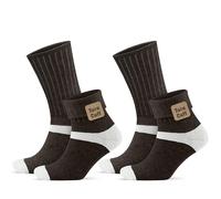 GoWith 2 Pairs Alpaca Wool Socks for Men/Women, Norwegian Warm Winter Thick Thermal Socks Alpaca Socks