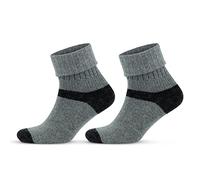GoWith 2 Pairs Alpaca Wool Socks for Men/Women, Norwegian Warm Winter Thick Thermal Socks Alpaca Socks