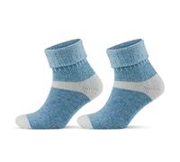 GoWith 2 Pairs Alpaca Wool Socks for Men/Women, Norwegian Warm Winter Thick Thermal Socks Alpaca Socks