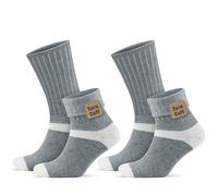 GoWith 2 Pairs Alpaca Wool Socks for Men/Women, Norwegian Warm Winter Thick Thermal Socks Alpaca Socks