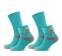 GoWith 2 Pairs Alpaca Wool Socks for Men/Women, Norwegian Warm Winter Thick Thermal Socks Alpaca Socks