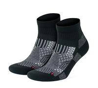 GoWith 2 Pairs Quarter Athletic Socks for Men & Women, Cushioned Running Socks Seamless Breathable Moisture Wicking Anti-Blister Comfort Fit Ankle Socks