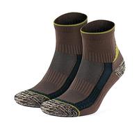 GoWith 2 Pairs Quarter Running Socks for Men & Women, Athletic Anti-Blister Cushioned Seamless Padded Breathable Moisture Wicking Ankle Socks