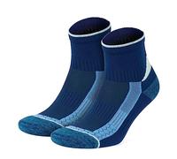 GoWith 2 Pairs Quarter Running Socks for Men & Women, Athletic Anti-Blister Cushioned Seamless Padded Breathable Moisture Wicking Ankle Socks