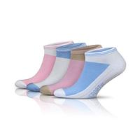 GoWith 4 Pairs Women's Cotton Ankle Socks, Low-Cut Sneaker Socks, Soft Sport Socks, Breathable Athletic No-Show Socks 5.5-7.5, Model:2130