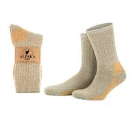 GoWith Alpaca Wool Hiking Socks, 1 pair, Men and Women Cushioned Walking Socks Thick Thermal Warm Winter Boot Socks