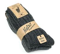 GoWith Alpaca Wool Socks, extra thick 2 pairs multipack for men & women, natural thermal soft wool cosy warm winter socks