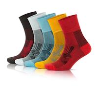 GoWith Bamboo Diabetic Socks, 5 Pairs Box, Seamless Soft Top Socks for Men and Women, Non-Binding Anti Blister Soft Comfortable