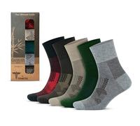 GoWith Bamboo Diabetic Socks, 5 Pairs Box, Seamless Soft Top Socks for Men and Women, Non-Binding Anti Blister Soft Comfortable
