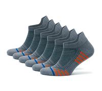 GoWith Men's Sports Socks, Grey-6 Pairs (3150), 40-44 (Pack of 6)