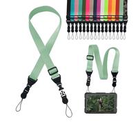 Gowjaw Adjustable Shoulder Strap:Comfortable iPad Strap Nylon Neck Lanyard for iPad/Samsung Tablet Case,Camera Binocular Crossbody Laptop Luggage Bag(Camelid Green), Camelid Green, 1 Pack-Camelid
