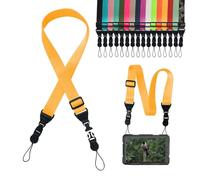 Gowjaw Adjustable Shoulder Strap:Comfortable iPad Strap Nylon Neck Lanyard for iPad/Samsung Tablet Case,Camera Binocular Crossbody Laptop Luggage Bag(Yellow), Yellow, Norm