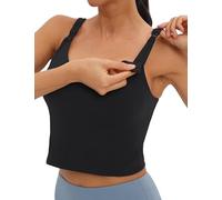 Gowjog Maternity Nursing Bra Nursing Top Women's Nursing Sports Bra U-Back Tank Top Yoga Workout Fitness Running Bra for Time During and After Pregnancy