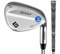 Gowolf 69 Degree Wedge Right Hand - Forged Golf Wedges Full Face for Men, Premium Gap Wedges Sand Wedge Lob Wedge Golf Club for Men, Great Golf Gifts - CNC Milled Face for More Spin (Chrome 69 Degree)