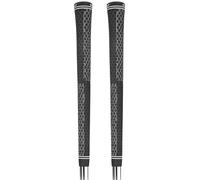 Gowolf Golf Grips - 4 Grip Zones for Supreme Comfort & Control - All-Weather Performance Golf Club Grips Replacement for Regripping Wedges Drivers Irons Woods Hybrids, Midsize/Standard (Midsize,Black