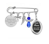 Gowvvxu Bouquet Charms for Wedding Memory Wedding Bouquet Photo Charms Something Blue Gift for Bride (blue)