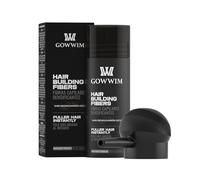 GOWWIM Hair Thickening Fibers Best 2-in-1 Kit Set,Keratin Hair Building Fibers & Spray Application Atomizador Pump Nozzle,Instantly Cover Sparse Hair Areas (Dark brown)