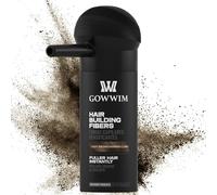 GOWWIM Hair Thickening Fibers Best 2-in-1 Kit Set,Keratin Hair Building Fibers & Spray Application Atomizador Pump Nozzle & Hair Fiber Lock Hold Spray,Instantly Cover Sparse Hair Areas (Light brown)