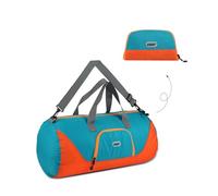 GOX Large Foldable Duffle Bag For Travel Lightweight Carry On Size Checked Luggage for Men Women,Waterproof Multipurpose Backpack, Turquoise, Large/Extra-Large, Foldable Duffle Bag for Travel