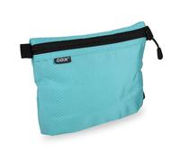 GOX Small Toiletry Bag for Men Bulk Cosmetic Bag Dopp Kit Carry On Zipper Pouch Organization Nylon Small Packing Sack Waterproof, Blue, S, Toiletry Bag for Travel