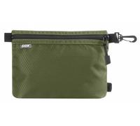 gox Small Toiletry Bag for Men Bulk Cosmetic Bag Dopp Kit Carry On Zipper Pouch Organization Nylon Small Packing Sack Waterproof, Dark Green, 8.7x1.6x5.9 inches, Carry on Packing Organizer Zipper