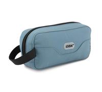 GOX Small Travel Toiletry Bag, Dopp Kit Case For Men, Multifunction Cosmetics Organizer Pouch (Haze Blue)