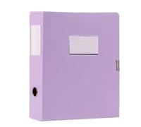 GOXQIT 2 Pcs 1.38inch-2.17inch File Box, Document Storage, Office Supplies, Contract, Accounting Voucher Archive For Office Supplies(Purple,2.17inch)
