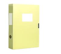 GOXQIT 2 Pcs Large Capacity A4 File Folder Multifunctional Document Organizer Desktop Storage Holder Contract For Office Supplies(Yellow 1)