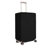 GOXQIT 2pcs 20/26/24/28/30inch Non-Woven Luggage Cover Dustproof Trolley Suitcase Wear-Resistant Rolling Anti-Scratch Luggage Protector Cover for Suitcase(Black,20 inch)