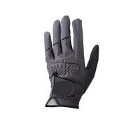 GOXQIT 2PCS Golf Gloves Men's Glove Left/Right Hand Soft Swing Putting Training Particles for Outdoors(Left Dark Grey,23 medium)