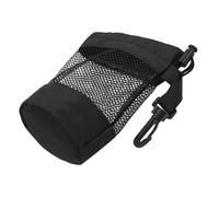 GOXQIT 2pcs Mesh Tennis Ball Bag With Spring Buckle And Waist Holder For Easy Carry Golf Storage Pouch Breathable Nylon Sport For Course Training