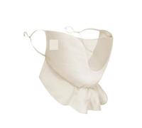 GOXQIT 2pcs Summer Breathable Thin Sunscreen Mask Sports Cycling Driving Ice Silk Adjustable Buckle for Outdoor(Beige)