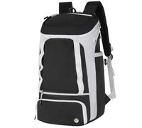 GOXQIT Baseball Bag Baseball Backpack Large Capacity 20.5 inch Sport Bag Softball Sports Training with Shoes Compartment for Baseball Stick Baseball Bat(Black)