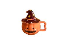 GOXQIT Cup Funny Pumpkin Magic Hat Mug Practical Souvenirs for Girlfriends Couple Ceramic Water for Home(Style C)