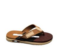 GOXQIT Flip-Flops Summer Men's Slippers With Thick Soles Comfortable To Wear On The Outside Casual And Individual Anti-slip Soft-soled for Men(Color3,39)