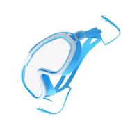 GOXQIT Swimming Goggles Kids Snorkeling Goggles Child Swim Goggles Goggles With PC Lenses Anti-Fog 180 Degree Clear View Kids Snorkel Gear Goggles for Young People(Sky Blue)