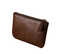 GOXQIT Women's Wallet Wallet Women Coin Purse Female PU Leather Small Hand Bag Cash Pouch Card Holder for Women(Dark Brown)