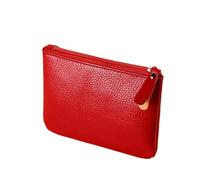GOXQIT Women's Wallet Wallet Women Coin Purse Female PU Leather Small Hand Bag Cash Pouch Card Holder for Women(Red)